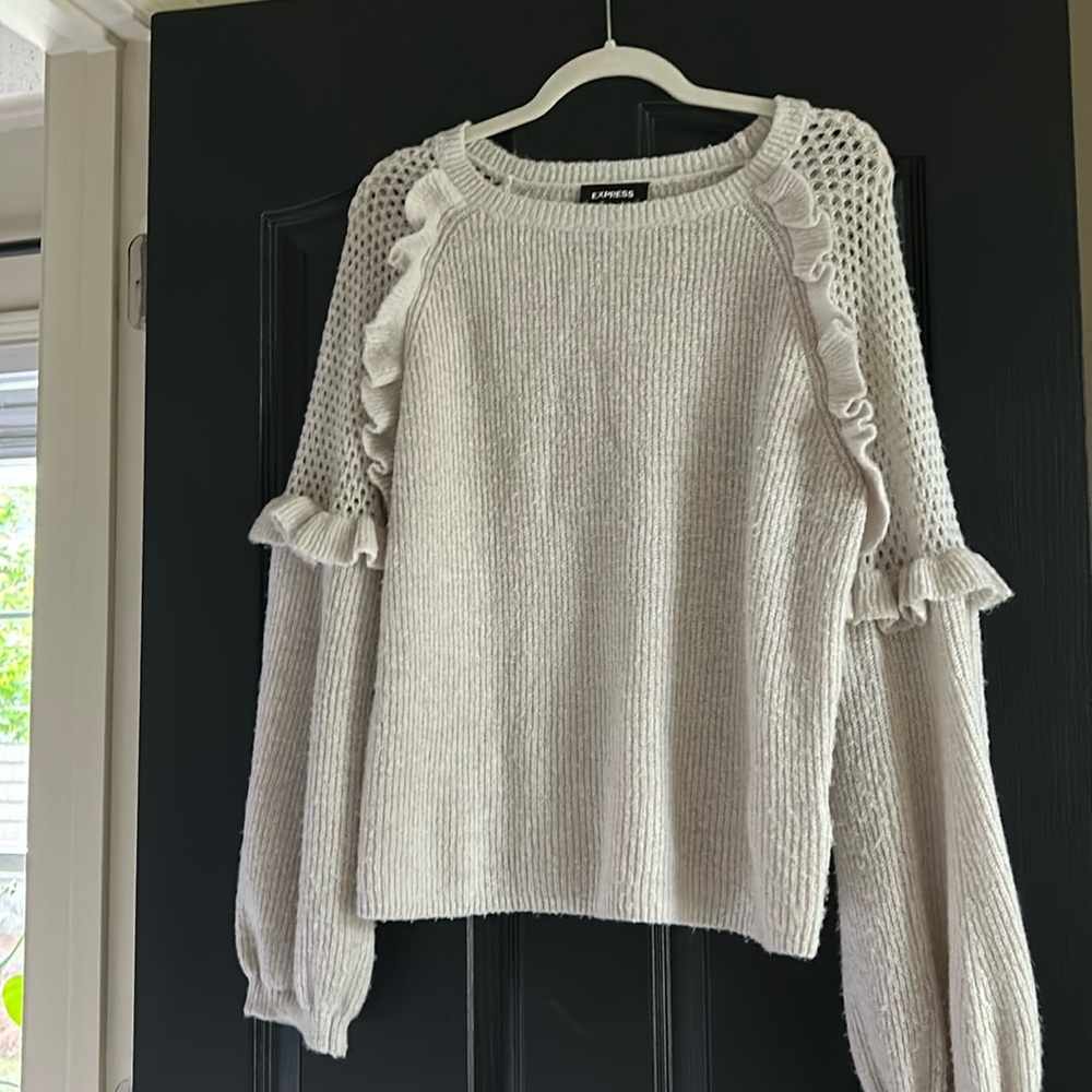 Cream Express Sweater